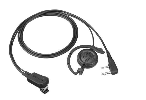 Kenwood EMC-12W Auricolare Cablato A clip Musica e Chiamate Nero