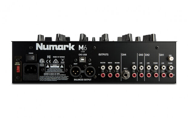 Numark M6 USB 4 canali Nero