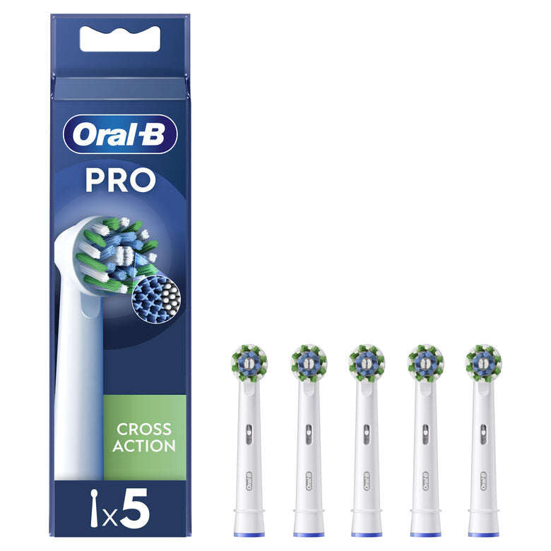 Oral-B CrossAction Testine Di Ricambio Pro Cross Action, 5 Testine