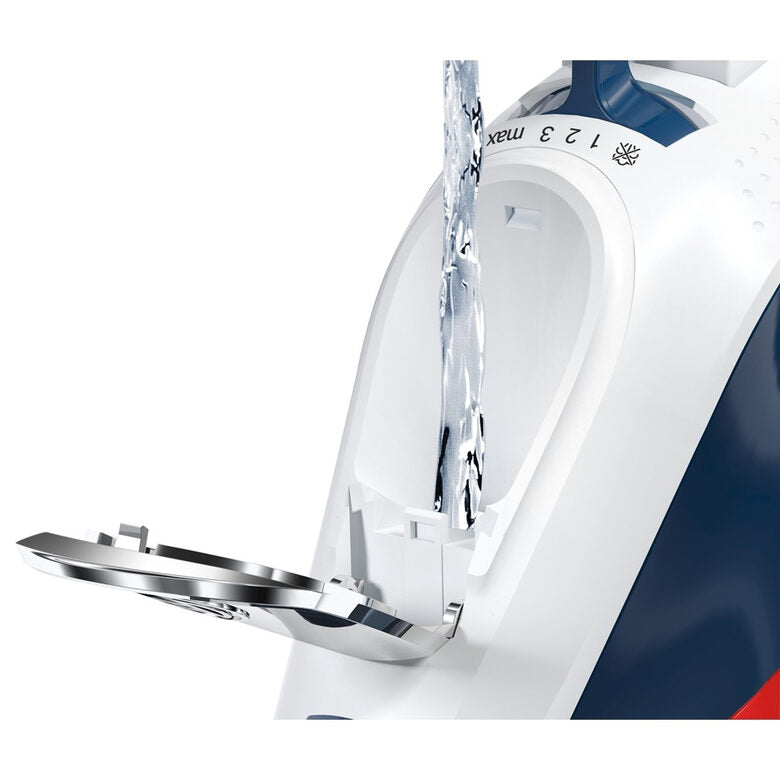 Bosch TDA5029010 ferro da stiro Ferro a vapore CeramicGlide 2900 W Blu, Rosso, Bianco