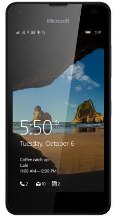 Microsoft Lumia 550 11,9 cm (4.7") SIM singola Windows 10 4G Micro-USB B 1 GB 8 GB 2100 mAh Nero