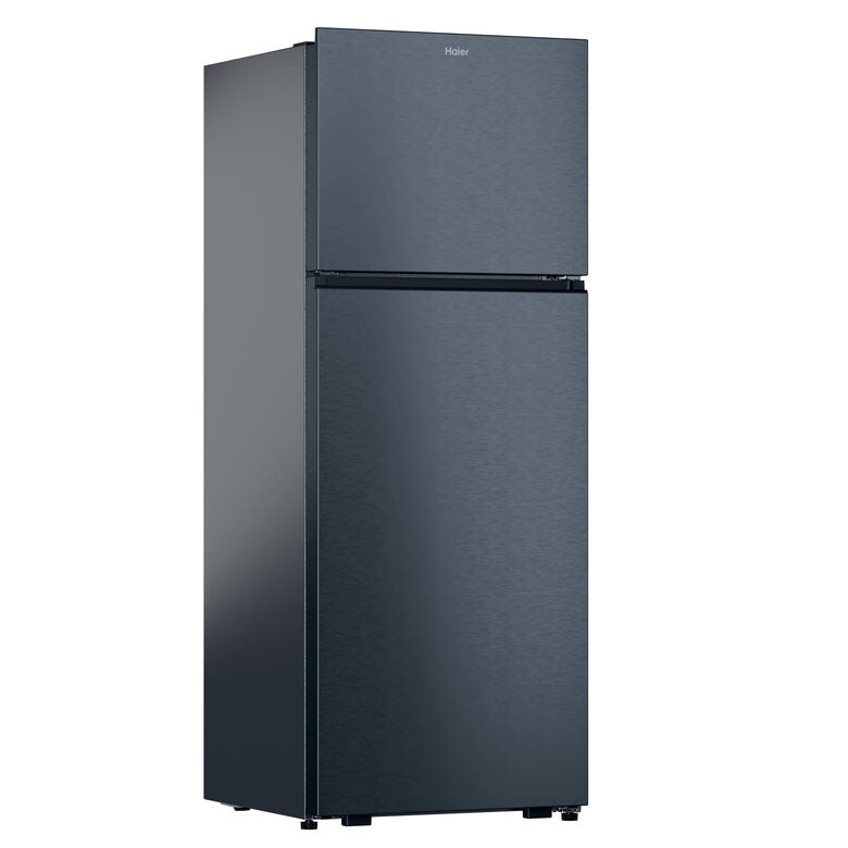 Haier HPR5718ENMB Frigorifero Combinato A Libera Installazione, Total No Frost, Sistema LED Daylight, Classe E, Nero