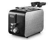 De’Longhi CTX 2203.BK tostapane 2 fetta/e 550 W Nero, Argento