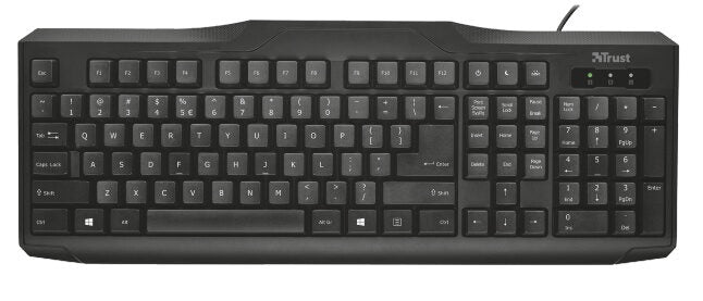 Trust CLASSICLINE KEYBOARD IT tastiera USB QWERTY Nero