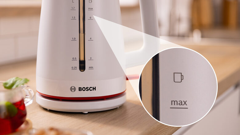 Bosch TWK3M121 bollitore elettrico 1,7 L 2400 W Bianco