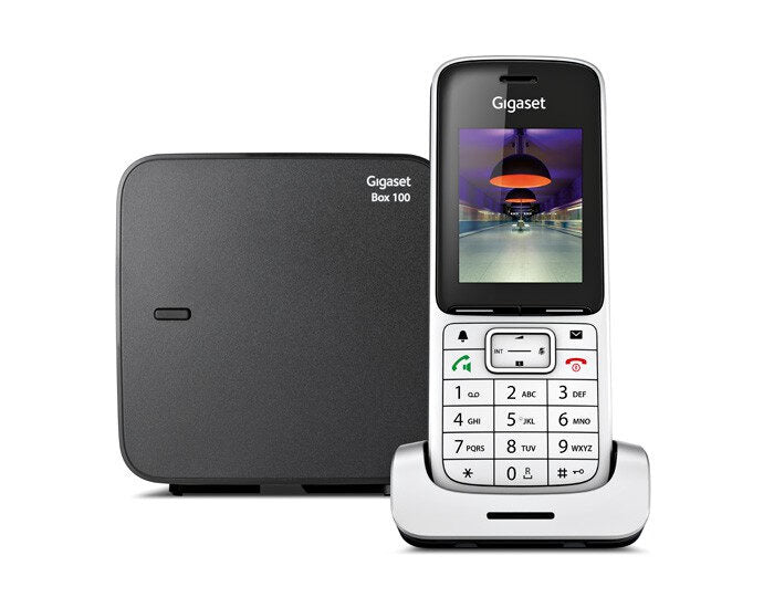 Gigaset SL450 Telefono analogico/DECT Identificatore di chiamata Nero, Argento