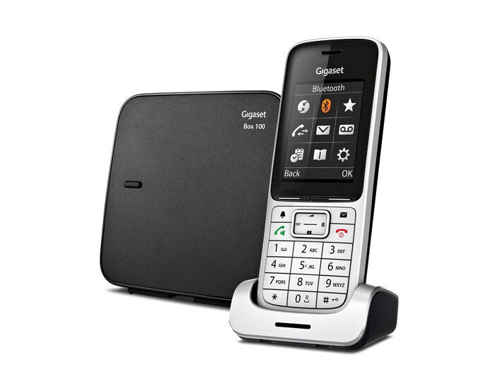 Gigaset SL450 Telefono analogico/DECT Identificatore di chiamata Nero, Argento