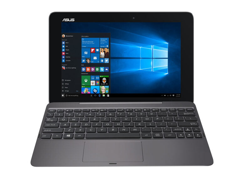 ASUS Transformer Book T100HA-FU002T Ibrido (2 in 1) 25,6 cm (10.1") Touch screen Intel Atom® 2 GB LPDDR3-SDRAM 32 GB Flash Windows 10 Home Grigio