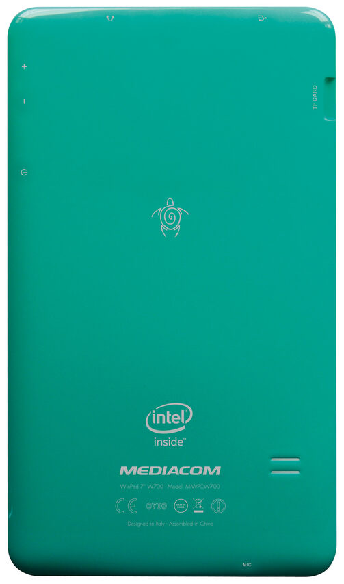 Mediacom WinPad W700 16 GB 17,8 cm (7") Intel Atom® 1 GB Windows 10 Home Verde, Bianco
