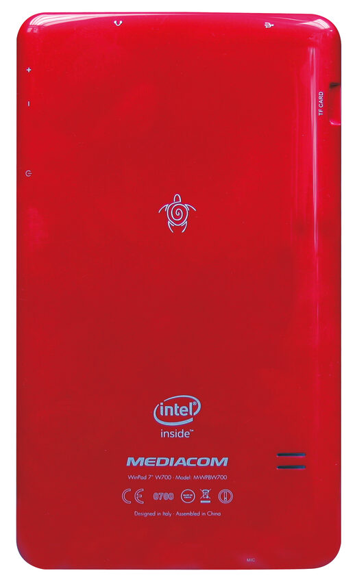 Mediacom WinPad W700 16 GB 17,8 cm (7") Intel Atom® 1 GB Windows 10 Home Rosso, Bianco