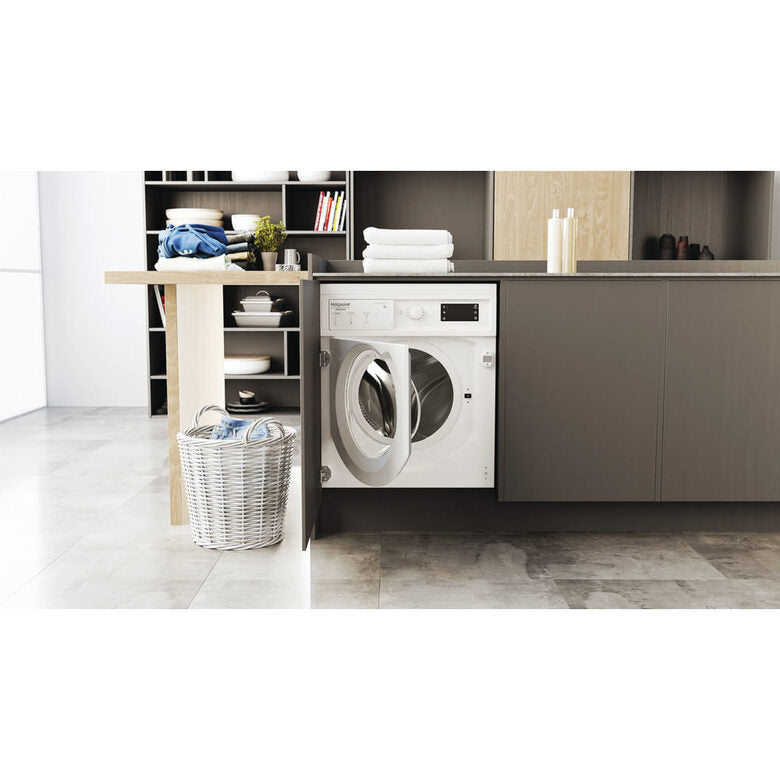 Hotpoint BI WMHG 81284 EU lavatrice Caricamento frontale 8 kg 1200 Giri/min Bianco