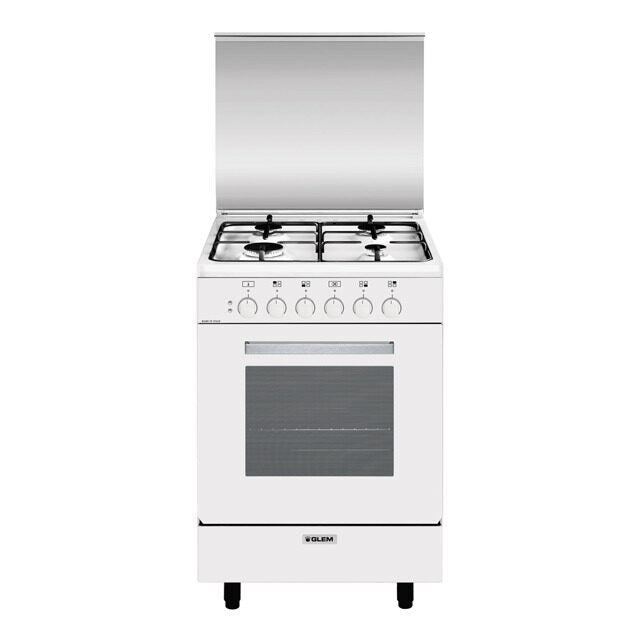 Glem Gas A554MX6 cucina Piano cottura Bianco CLASSE A