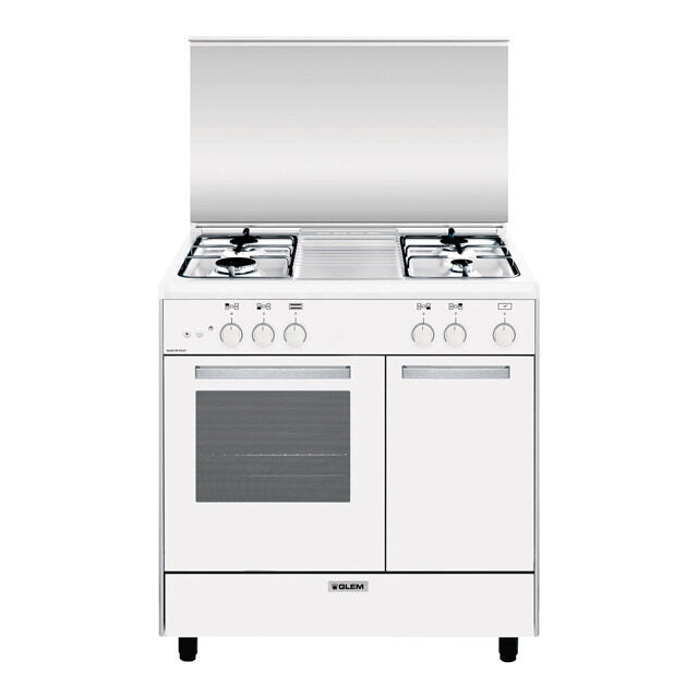 Glem Gas AR854GX Cucina Bianco A 80 x 50