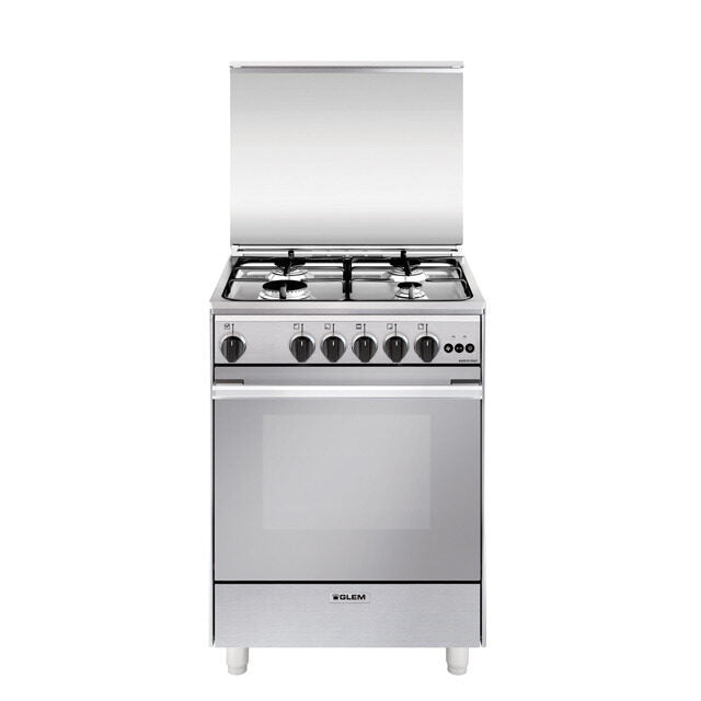 Glem Gas U654VI cucina Elettrico/Gas Acciaio inox