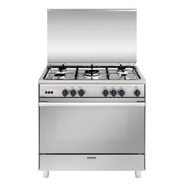 Glem Gas UN965VI cucina Elettrico/Gas Acciaio inox