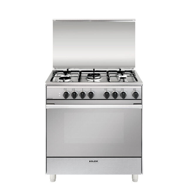 Glem Gas U855MI6 Cucina a Gas Acciaio inossidabile A
