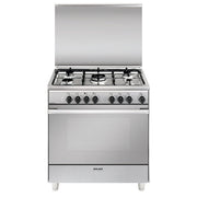 Glem Gas U865MI6 cucina Piano cottura Acciaio inossidabile A