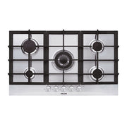 Glem Gas GT955HIX Piano Cottura Acciaio Inossidabile Da incasso 5 Fornelli