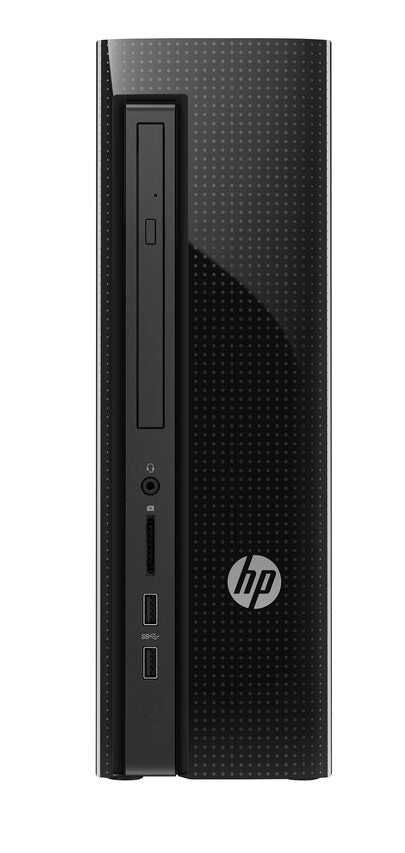 HP Slimline 410-000nl DDR3-SDRAM i3-4170 Desktop Intel® Core™ i3 di quarta generazione 4 GB 1000 GB HDD Windows 10 Home PC Nero