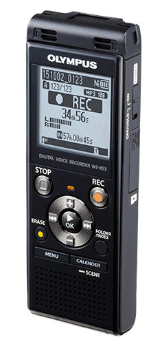 Olympus WS-853 Memoria interna e scheda di memoria Nero