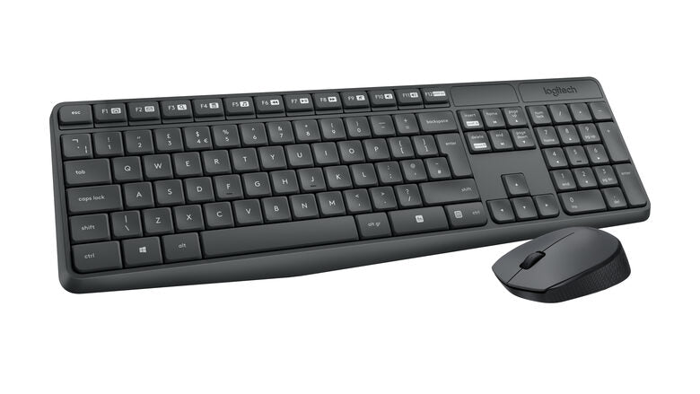 Logitech MK235 tastiera RF Wireless QWERTY Italiano Nero