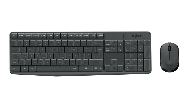 Logitech MK235 tastiera RF Wireless QWERTY Italiano Nero