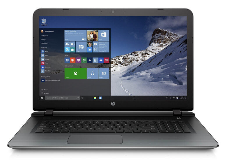 HP Pavilion 17-g103nl Computer portatile 43,9 cm (17.3") HD+ Intel® Core™ i5 della sesta generazione 8 GB DDR3L-SDRAM 1000 GB HDD NVIDIA® GeForce® 940M Windows 10 Home Argento
