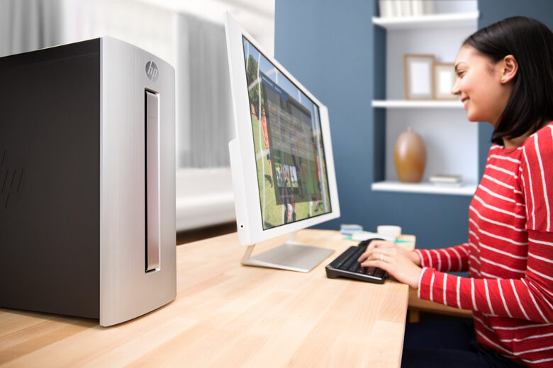 HP ENVY 750-101nl DDR3-SDRAM i7-4790 Micro Tower Intel® Core™ i7 di quarta generazione 8 GB 1000 GB HDD Windows 10 Home PC Argento