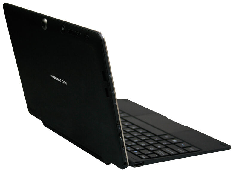 Mediacom 10.1 X201 Ibrido (2 in 1) 25,6 cm (10.1") Touch screen Intel Atom® 2 GB DDR3L-SDRAM 32 GB SSD Windows 10 Home Nero