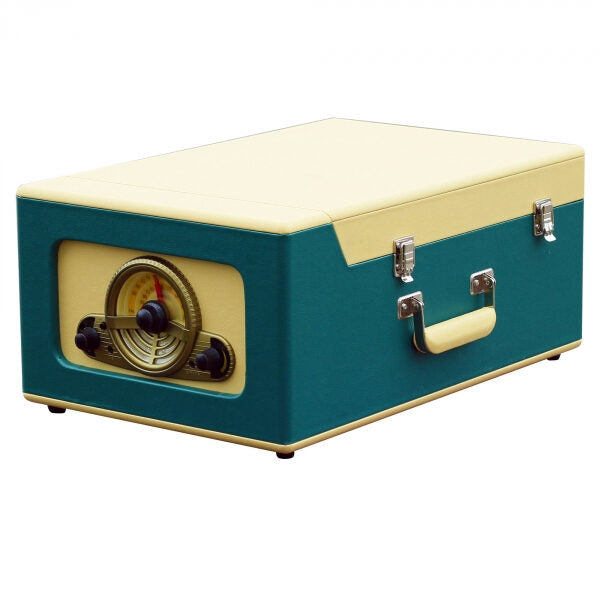 New Majestic TT-29BT CD/USB/SD/AX Verde, Giallo