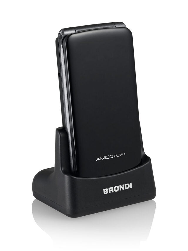 Brondi AMICO FLIP PLUS 6,1 cm (2.4") 82 g Nero Telefono cellulare basico