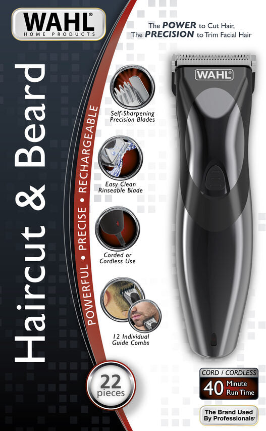 Wahl 9639-816 tagliacapelli Nero