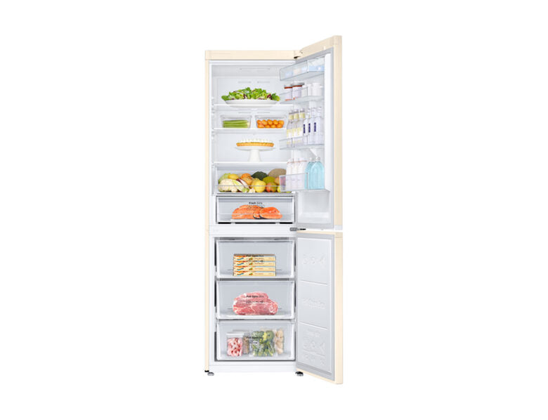 Samsung RB38J7805EF frigorifero con congelatore Libera installazione 384 L Sabbia