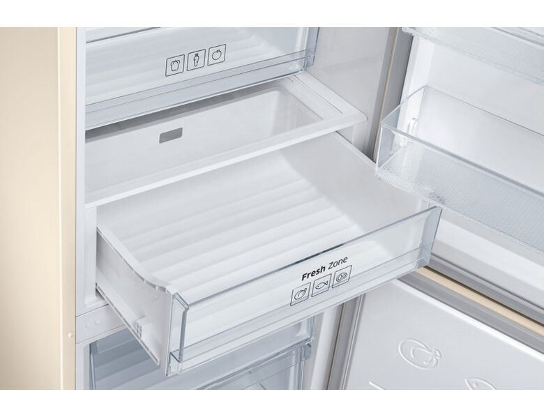 Samsung RB38J7805EF frigorifero con congelatore Libera installazione 384 L Sabbia