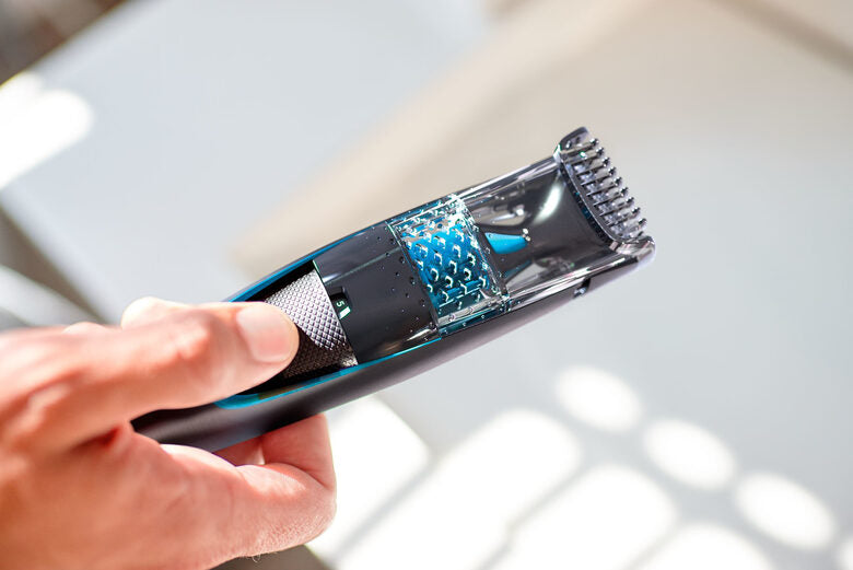 Philips BEARDTRIMMER Series 7000 Regolabarba con sistema aspirante BT7202/16