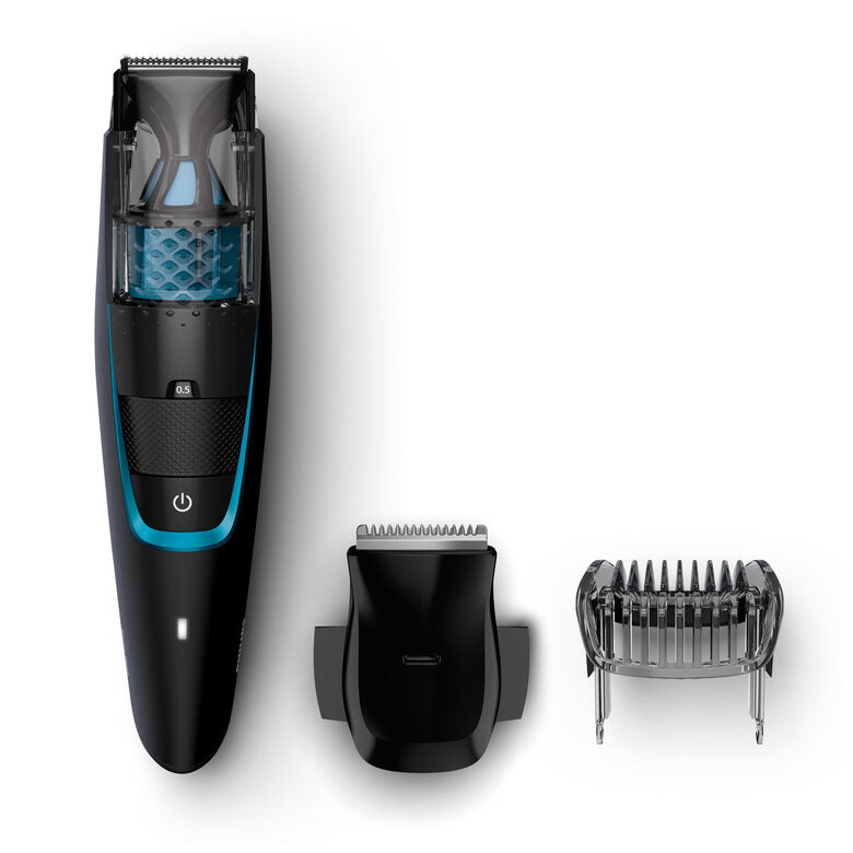 Philips BEARDTRIMMER Series 7000 Regolabarba con sistema aspirante BT7202/16