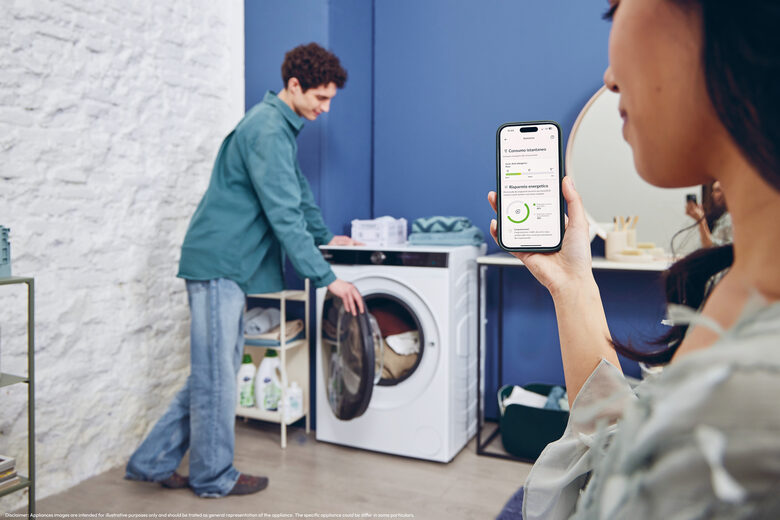 Candy BWS 4128B8-S Lavasciuga A Libera Installazione 12 Kg, 1400 Giri, ProWash&Dry, Proactive Ecowash, Candy Clean Shields, Soft Drum, Classe D, Bianco