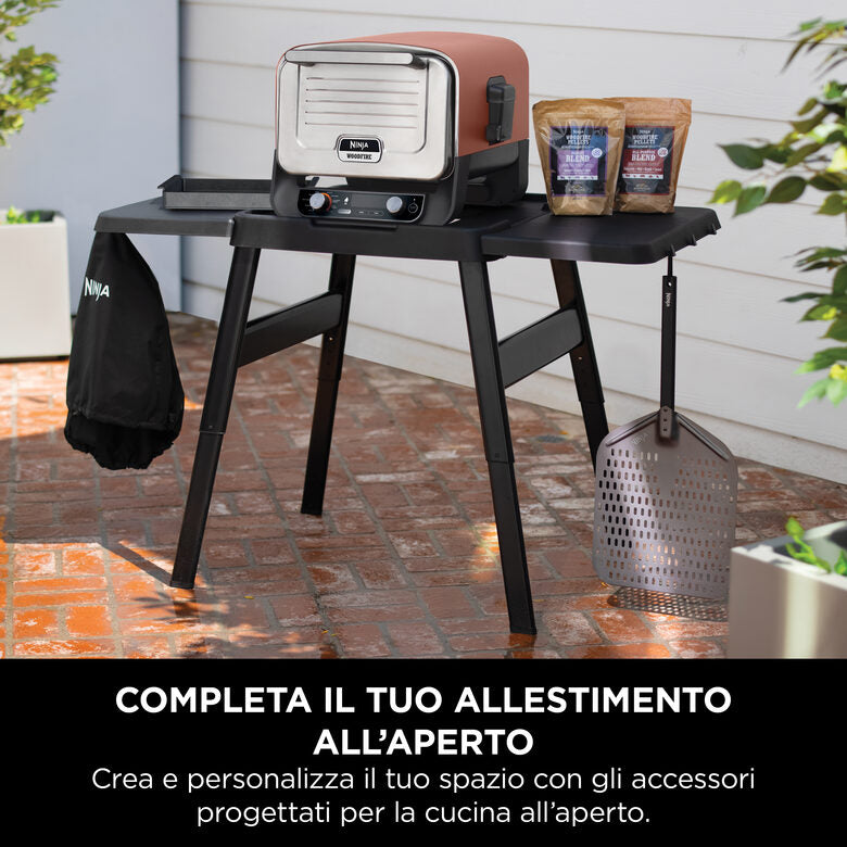 Ninja Tavola laterale e supporto regolabile Woodfire