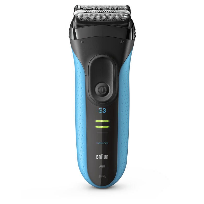 Braun Series 3 ProSkin 3010s Rasoio Elettrico, Nero/Blu
