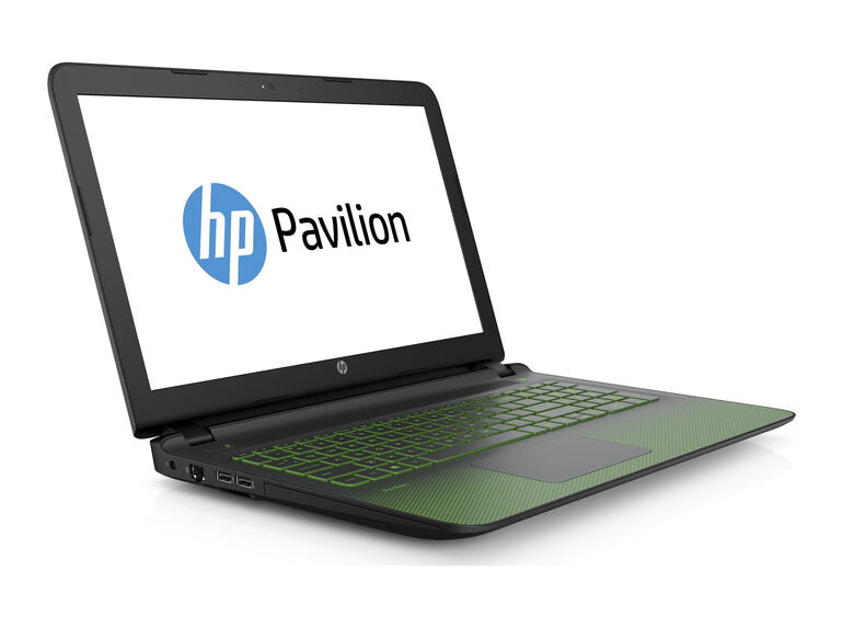 HP Pavilion 15-ak112nl Computer portatile 39,6 cm (15.6") Full HD Intel® Core™ i7 della sesta generazione 8 GB DDR3L-SDRAM 1000 GB HDD NVIDIA® GeForce® GTX 950M Windows 10 Home Nero, Verde