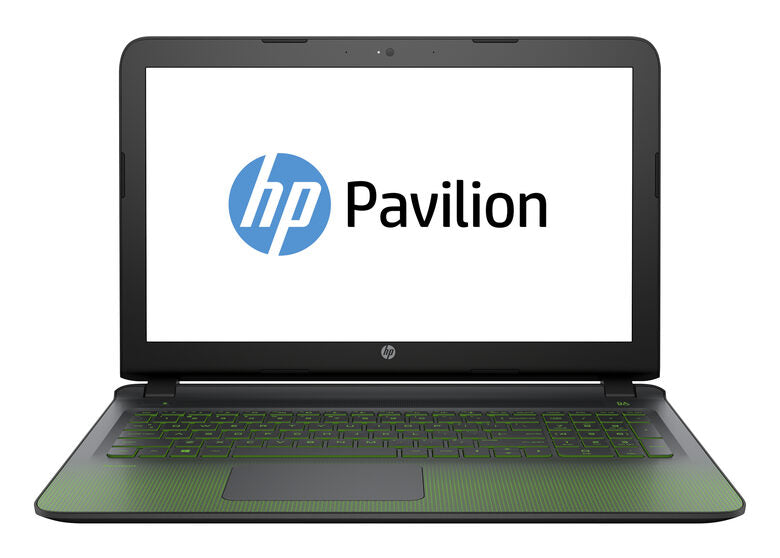HP Pavilion 15-ak112nl Computer portatile 39,6 cm (15.6") Full HD Intel® Core™ i7 della sesta generazione 8 GB DDR3L-SDRAM 1000 GB HDD NVIDIA® GeForce® GTX 950M Windows 10 Home Nero, Verde