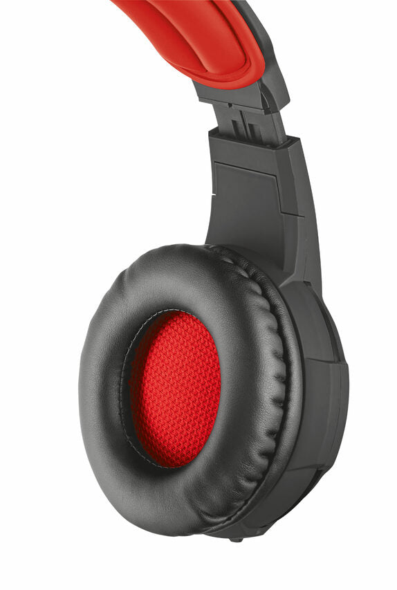 Trust GXT 310 Auricolare Cablato Casco Giocare Rosso