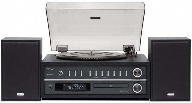 TEAC MC-D800-B Giradischi con trasmissione a cinghia Nero
