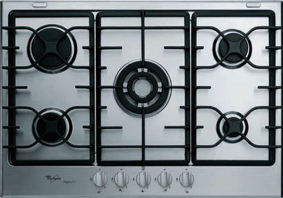 Whirlpool GMR 7542/IXL piano cottura Acciaio inossidabile Da incasso Gas 5 Fornello(i)