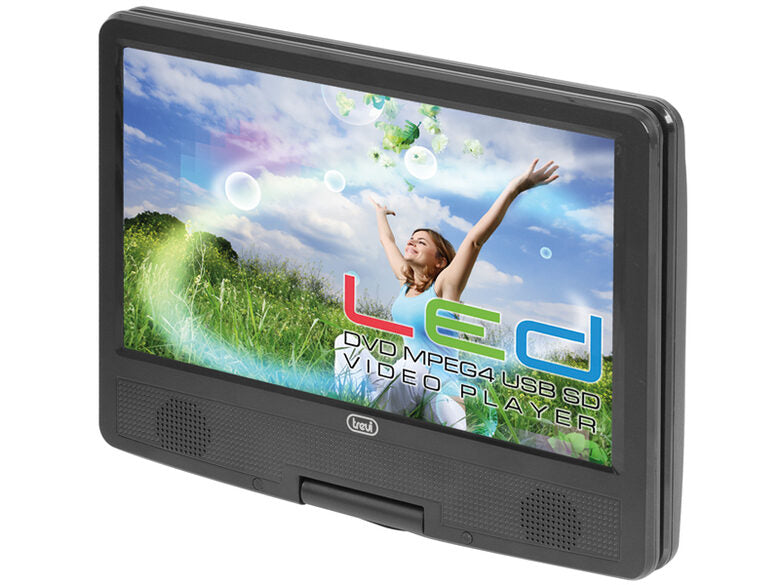 Trevi PDX 1409 Lettore DVD portatile Convertibile 22,9 cm (9") 800 x 480 Pixel Nero