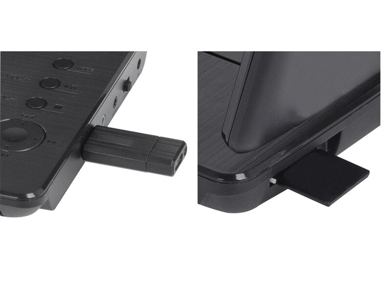 Trevi PDX 1409 Lettore DVD portatile Convertibile 22,9 cm (9") 800 x 480 Pixel Nero