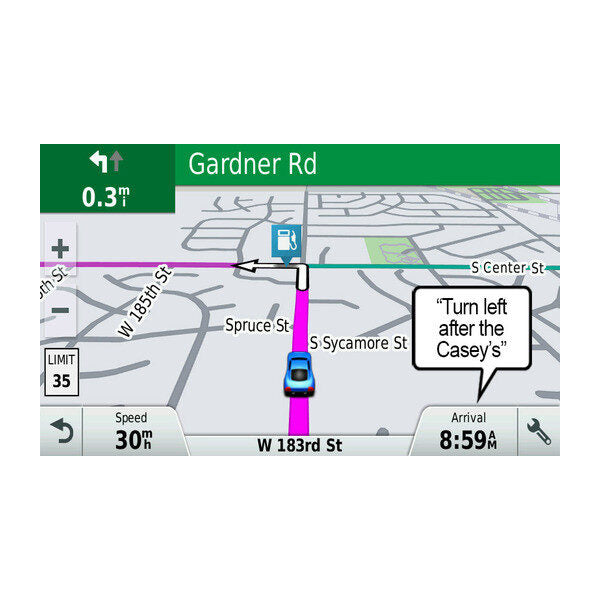 Garmin Drive 50LM navigatore Fisso 12,7 cm (5") TFT Touch screen 170,8 g Nero