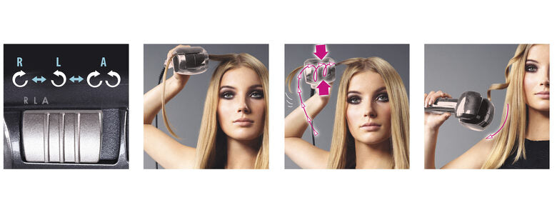 BaByliss Curl Secret Ionic C1200E Ferro arricciacapelli automatico Caldo Multicolore 2,5 m
