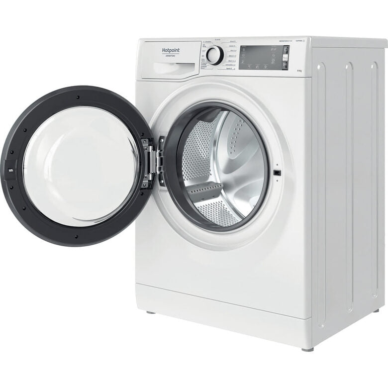 Hotpoint Ariston NBT1148WSAIT Lavatrice A Libera Installazione 11 Kg, 1400 Giri, Antimacchia, Classe A, Bianco