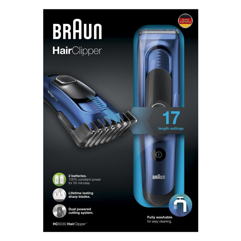 Braun Tagliacapelli HC5030, 17 lunghezze